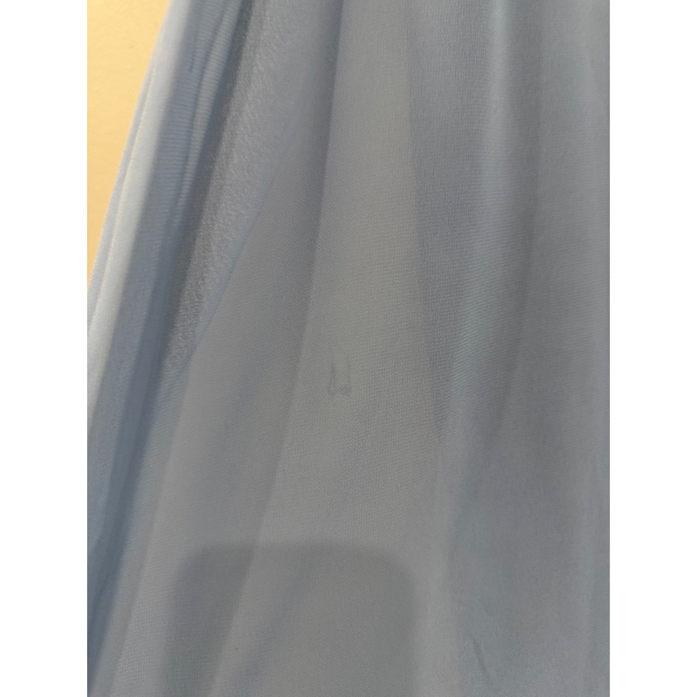 Alex Evenings Petite Sky Blue Lace Sequin Chiffon Gown Special Occasion 14P - Picture 8 of 10